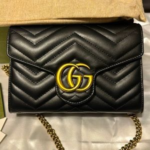 Like New - Gucci Marmont Metalasse Mini